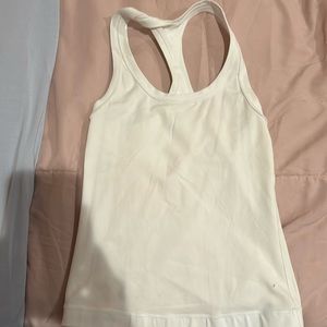 Nulu white tank Lululemon